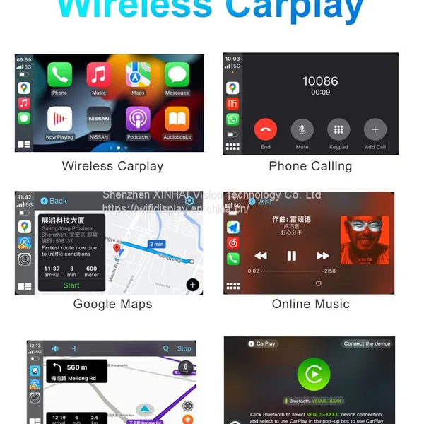 CP-300 USB Dongle 3 in 1 CP Adapter for Wireless Carplay & Android Auto Screen Mirroring USB Plug and Play photo-5