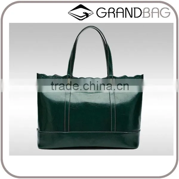2016 Fashion Hollow Out Carve Pattern Genuine Leather Handbag Classic Shoulder Bag for Women photo-4