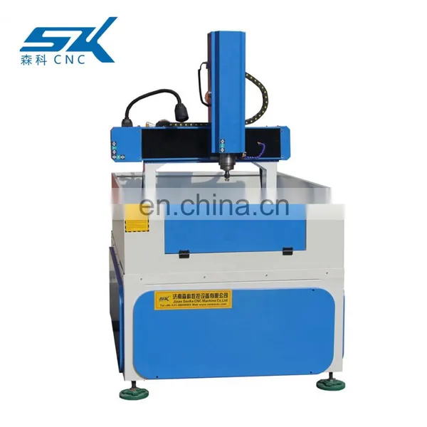 CNC Router Cutting Aluminum Iron Copper 4040 6060 Half Cover Model Metal Sheet Engraving Machine photo-4