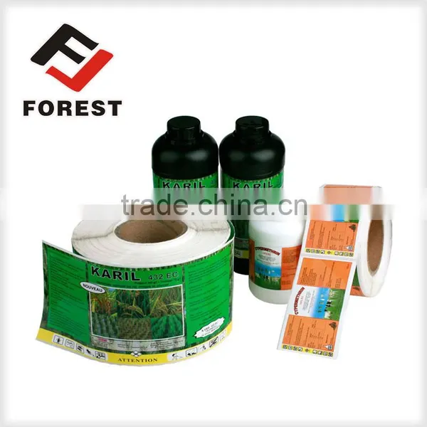 Advertising Self-adhesive Pesticide Printed Label,custom Waterproof uv Stickers photo-2