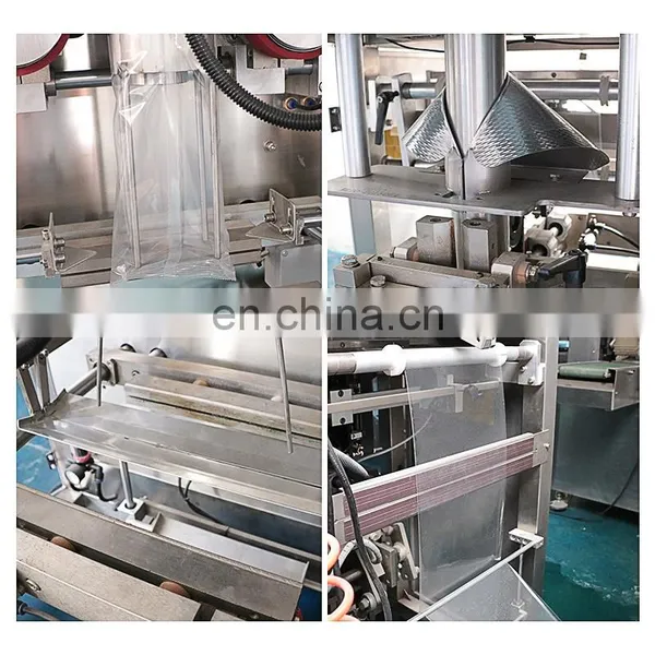 Corn Flake Dried Fruit Cassava Chips Biscuit Snack Puffed Food Pouch Envasadora Vertical Form Fill Seal VFFS Packing Machine photo-5