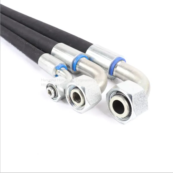 DIN EN853 1SN/ SAE100 R1AT Steel Wire Braided Hydraulic Hose photo-3