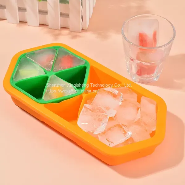 Food Grade Factory Price Silicone Dual-Use Ice Tray High Temperature Resistance Lunch Box and Ice Tray photo-2