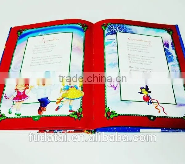 FDT Customized Printing Colorful and qualified Christmas CD book