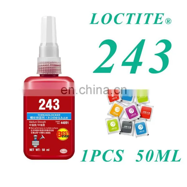 Loctiter 243Anaerobic Glue Threadlocker Medium Strength Blue 50ml 250ml 10ml Screw Glue Anti-loose Waterproof Seal Leak Proof photo-2