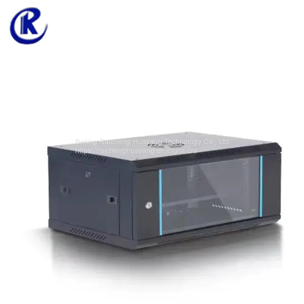 4u Network Cabinet Server Rack Wall Cabinet Switch Cabinet Weak Current Monitoring Thickened Tempered Glass Small Cabinet