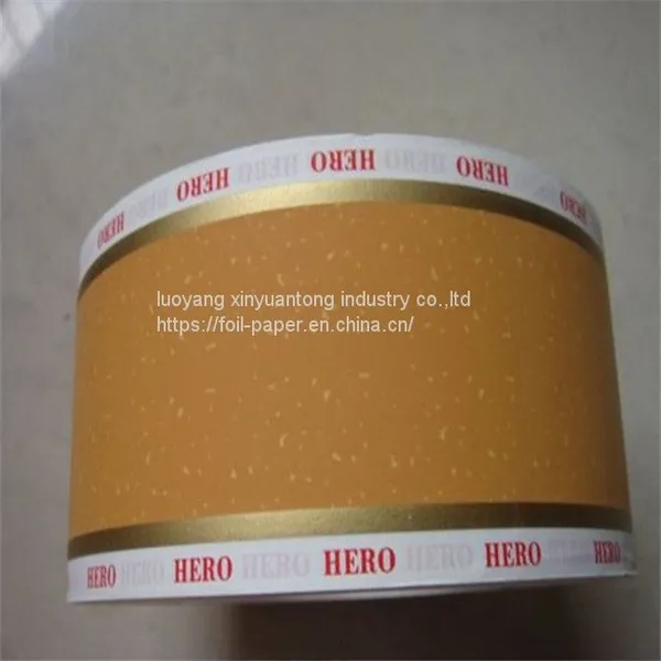 Factory Cigarette Filter Paper Logo Printed Tipping Paper in Tobacco Market