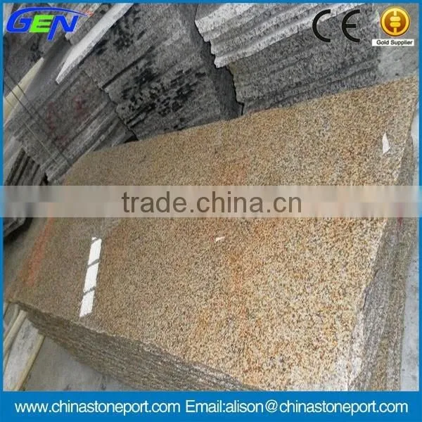 Natural Stone Chinese Cheap Polished Yellow G682 Granite Slab photo-2