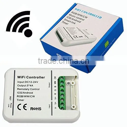 Android IOS Smartphone Controlled Wifi LED Controller RGB/WW/CW photo-2