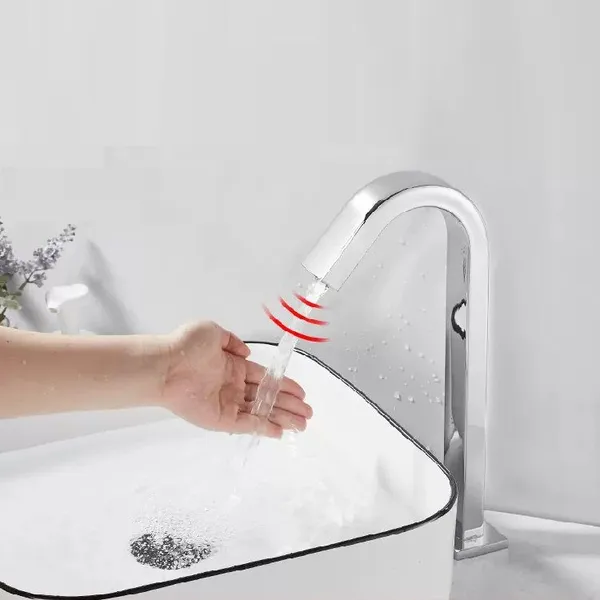 Medical Automatic Faucet Factory Brass Single photo-4