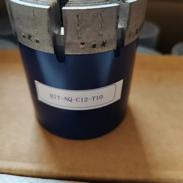 Impregnated Crown NQ HQ, Turbo Face, Matrix 12mm, Impreg Diamond Core Bit for Hard Rock Core Drilling photo-3