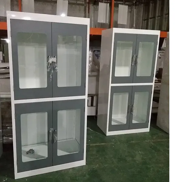 All-Steel Medicine Cabinet Reagent Cabinet Laboratory Glassware Cabinet School and Hospital Instrument Cabinet photo-3