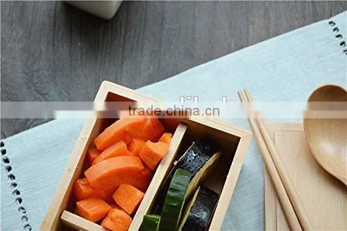 2015 Japanese Style Portable Lunch Box Wooden Lunch Box photo-3