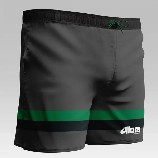 Striped Drawstring Man Swim Trunks