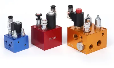 Custom Manifolds Aluminum Hydraulic Manifold Block Parts High Quality Machined Collector Blocks Hydraulic Valve V2073 photo-2