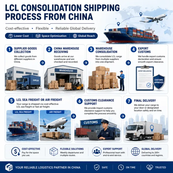 China LCL Consolidation Shipping Service for Small Importers photo-5