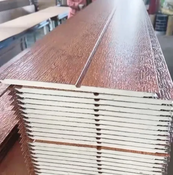 Hot Selling Metal Carved Board Foam Decorative Exterior Wall Sandwich Panel photo-2