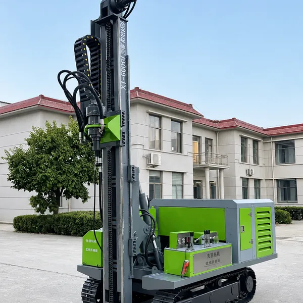 PD-4000 Hydraulic PV Pile Drilling Rig for Solar Foundation photo-2