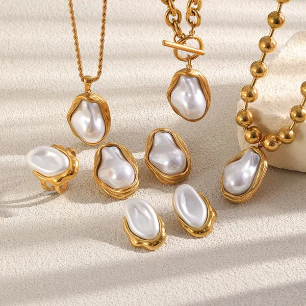 Stainless Steel Pendant Necklace 55cm Length Spring Ring Clasp Hypoallergenic Wholesale Jewelry Supplier photo-3