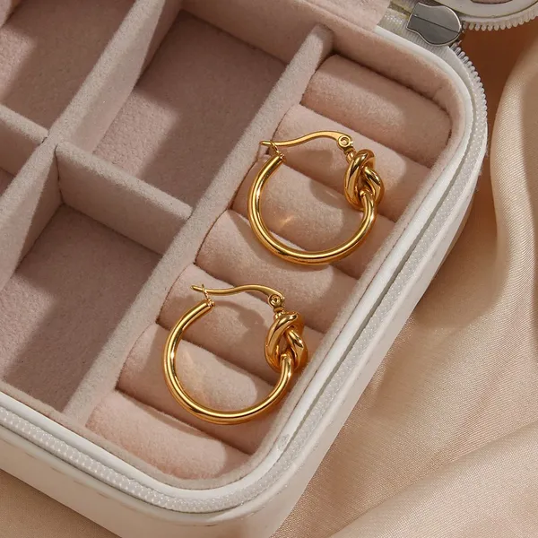 Stainless Steel Earrings Set 4 Styles Mixed Bulk Pack 100 Pairs Wholesale Factory Direct Price photo-3