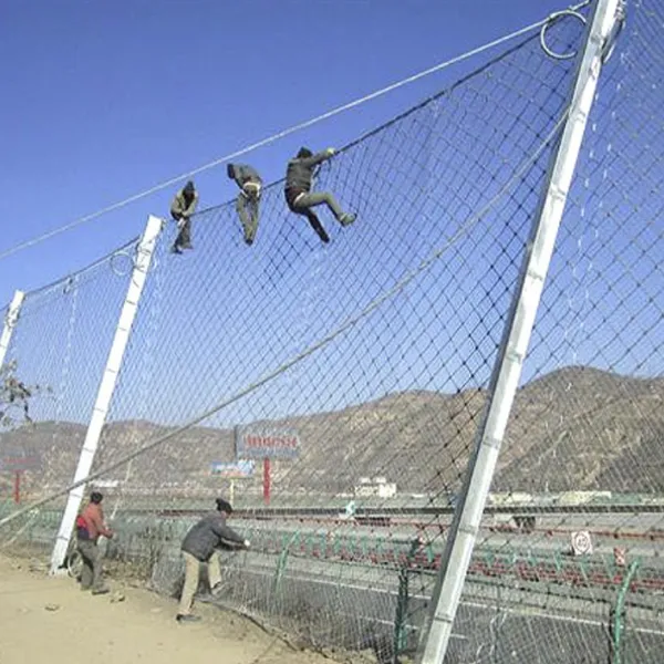 Zinc-Aluminum Alloy Coated Slope Protection Netting 2.7mm Wire, 50x80mm Mesh, Salt Spray Test 1000h photo-2