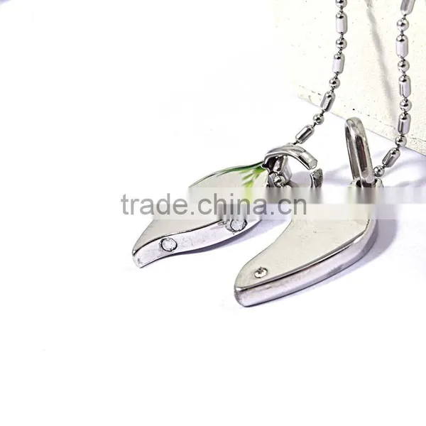 Most Popular Products Fancy Pendant Designs For Girls Couple Heart Pendant photo-5