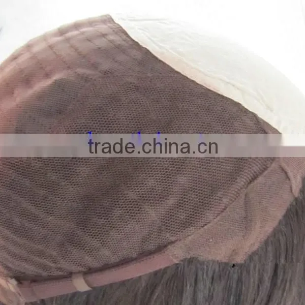 Top Quality Silk Top Glueless Full Lace Wig 100% Virgin European Hair Jewish Wig photo-3