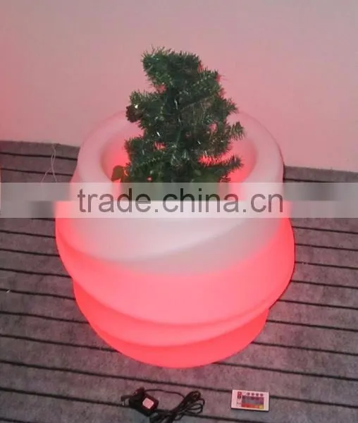 New PE Plastic Vases With Solar Led Light YXF-5248S photo-5