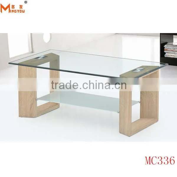 simple design MDF base coffee table