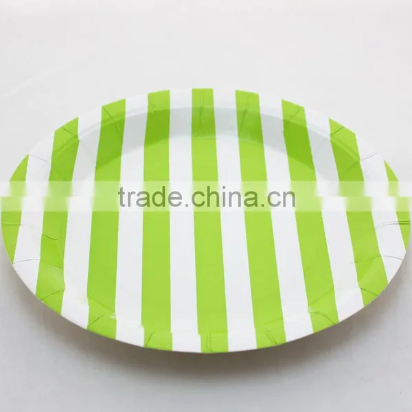 Happy Party Products Supplies Fancy Party Paper Plates,Round Paper Dish photo-4