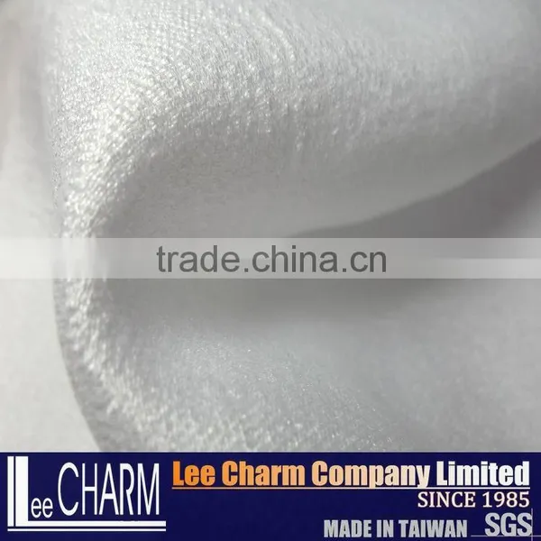 100% Polyester Moss Crepe Fabric for Wedding Decor photo-6
