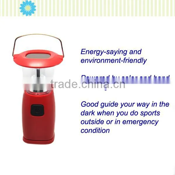 (120351) Camping Lantern ABS Material Rechargeable Solar Led Torche photo-2