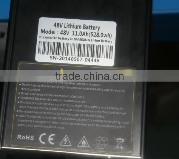 Electric Bike li Ion Samsung Battery