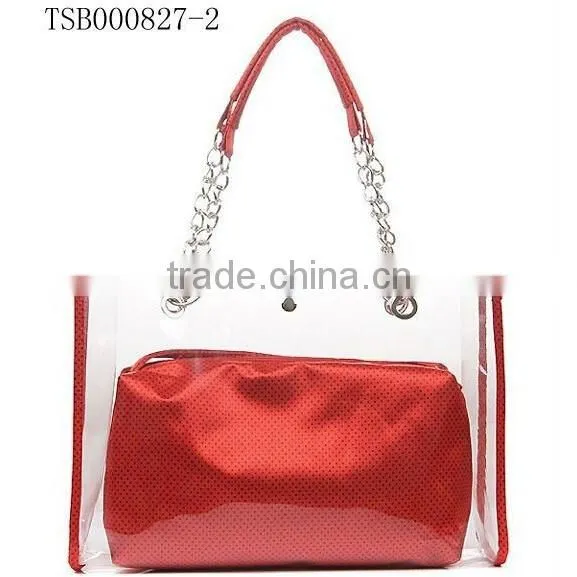 Hot Sale Fashion Transparent Beach Bag photo-4