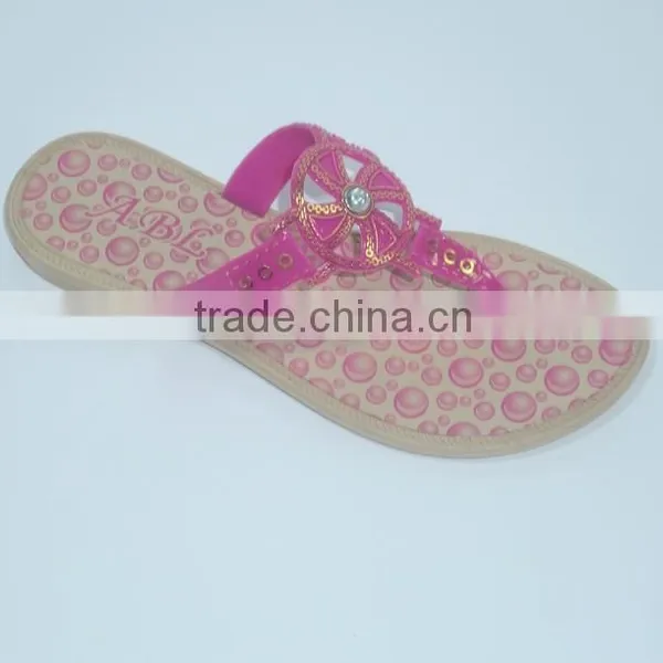 New Design Beautiful Girls Candy Color PCU Slippers photo-5