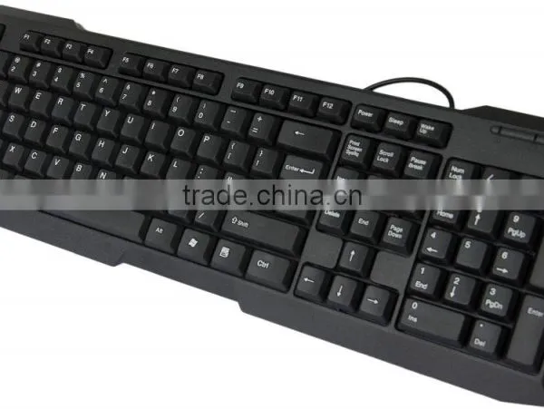 Good Quality Desktop Full Size Standard Wired USB Keyboard photo-3