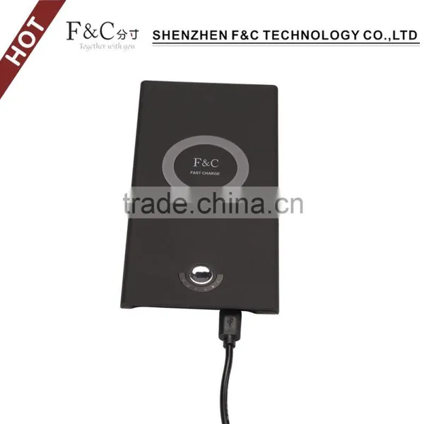 F&C qi Standard Wireless Charger for Multiple Phones qi Wireless 6000 MAh Smart Power Bank Charge Two Device at the Same Time photo-4