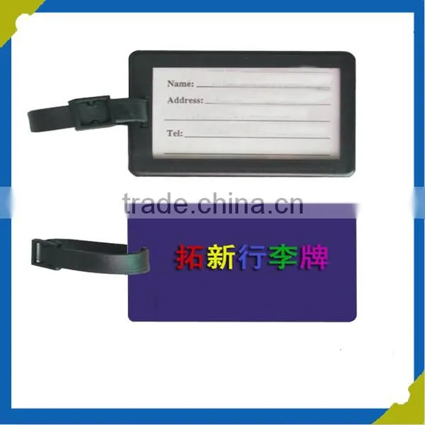 2016 Newly Designed Tags Soft Pvc Luggage Tag Id Card Luggage Tag photo-4
