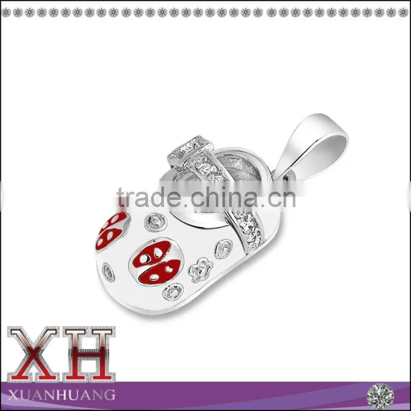 Chinese Factory Wholesale 925 Sterling Silver Kids Jewelry Enamel Pendant photo-2
