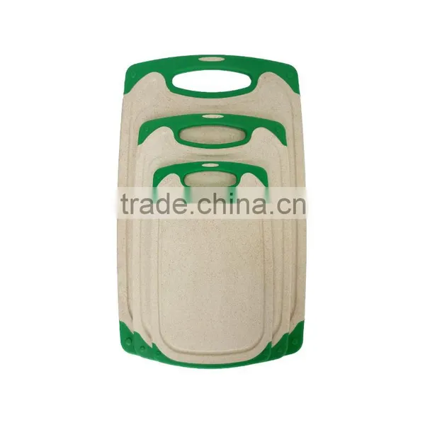 2016 New Design Eco Friendly Plastic Bamboo Fiber Cutting Board Set Supplier's Choice photo-4