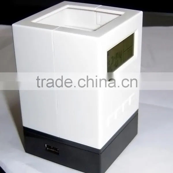 High Speed Mini 4 Port USB 2.0 Hub USB Port ON The Desk photo-4