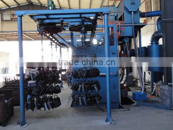 Catenary Conveyor Sandblasting Machine for Hardware Finish Pretreatment photo-5