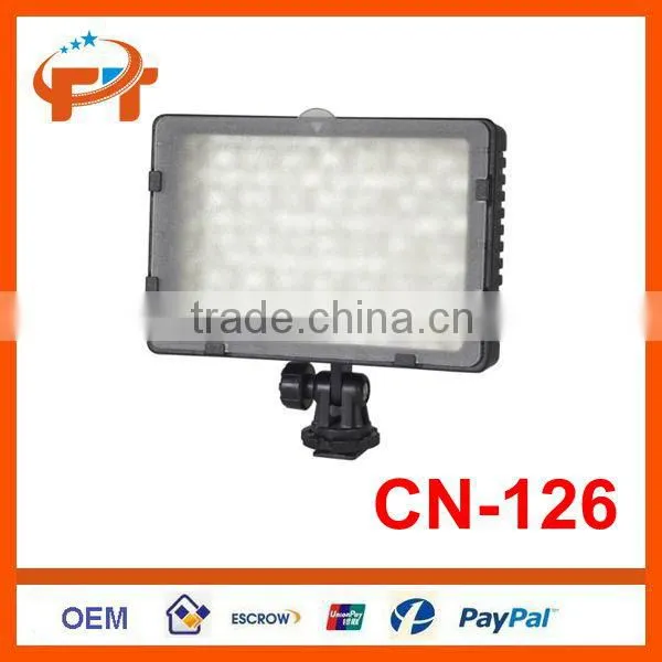 Pro CN-126 LED Camera Video Lamp Light for Nikon Canon photo-2