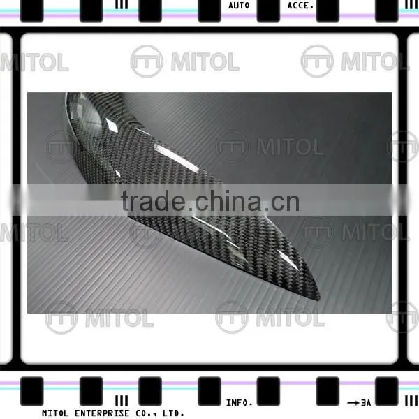 For Subaru WRX 2014- Carbon Fiber Car Headlight Eyelids Car Eyebrows photo-3