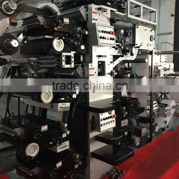 Automatic Roll to Roll Sticker Label Printer Six Color Label Printing Machine photo-4