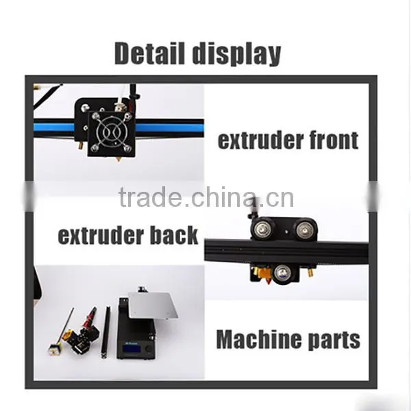 2016 New Year and Full Color Metal Frame 3D Printer China Gold Supplier photo-4