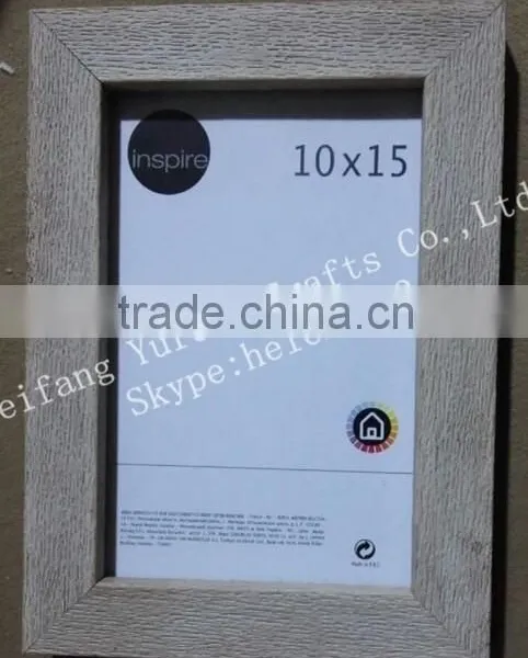 Distressed Wood Finished PS Plastic Picture Photo Frame photo-3