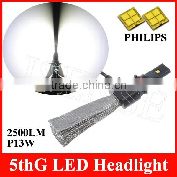 5th Generation Led Headlight Fanless Copper Braid Cooling Headlight Bulb photo-5