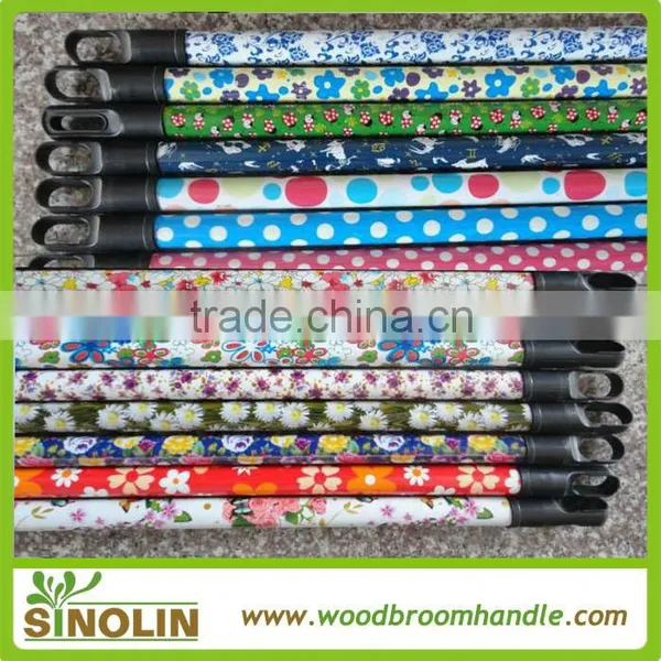 Pvc Coated Broom Metal Stick , Metal Broom Stick photo-2