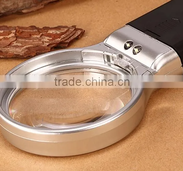 3x Illumianted Hand Held Foldable Magnifying Glass Desk Magnifier With LED Light photo-2